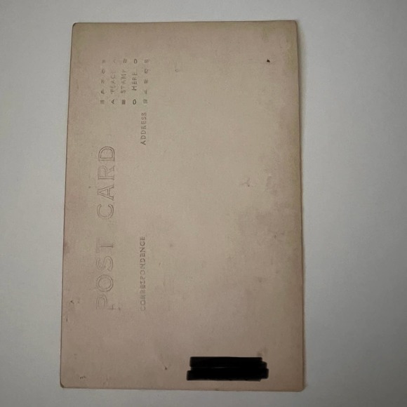 ANTIQUE Early 1900s African American Man Photo Card Very Unique - Picture 3 of 3